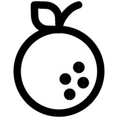 Nutrition Fruit Orange Icon from Plump Line Set