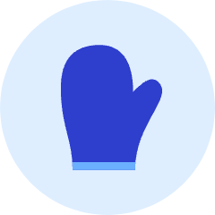 Oven Glove Icon from Kameleon Duo Set