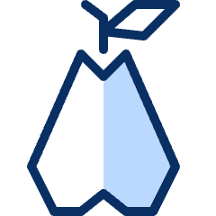 Pear Icon from Cyber Duotone Set