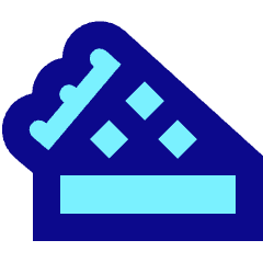 Pie Slice Icon from Sharp Pop Set