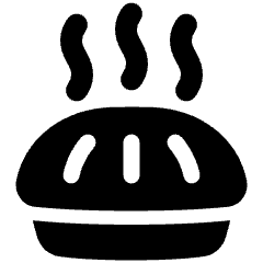 Pie Icon from Plump Solid Set
