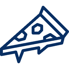 Pizza Slice Icon from Cyber Line Set