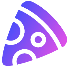 Pizza Icon from Plump Gradient Set