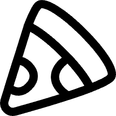 Pizza Icon from Flex Line Set