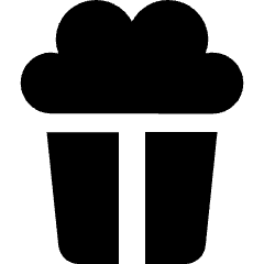 Popcorn Icon from Micro Solid Set