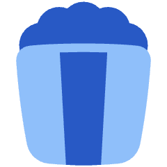 Popcorn Icon from Plump Flat Set