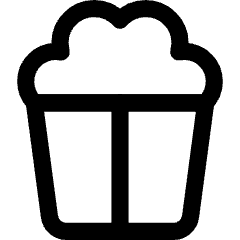 Popcorn Icon from Core Line Set