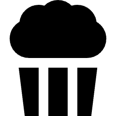 Popcorn Icon from Sharp Solid Set