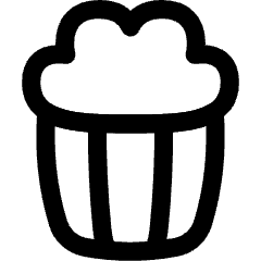 Popcorn Icon from Flex Line Set