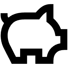 Pork Meat Icon from Sharp Remix Set