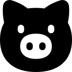 Pork Meat Icon from Flex Solid Set