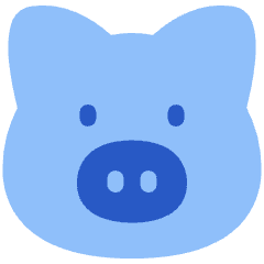 Pork Meat Icon from Plump Flat Set