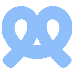 Pretzel Bakery Icon from Plump Flat Set