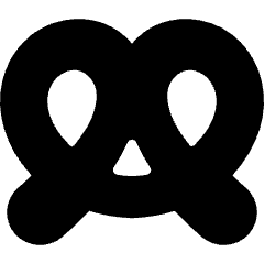 Pretzel Bakery Icon from Core Solid Set