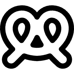 Pretzel Bakery Icon from Core Line Set
