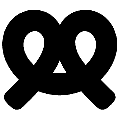 Pretzel Bakery Icon from Plump Solid Set