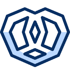 Pretzel Icon from Cyber Duotone Set