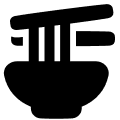 Ramen Dining Icon from Plump Solid Set