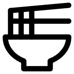 Ramen Dining Icon from Core Line Set