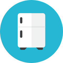 Refrigerator Icon from Kameleon Colors Set