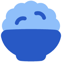 Rice Bowl Icon from Plump Flat Set