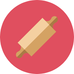 Rolling Pin Icon from Kameleon Colors Set