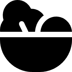 Salad Vegetable Diet Icon from Micro Solid Set