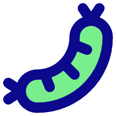 Sausage Processed Food Icon from Core Pop Set