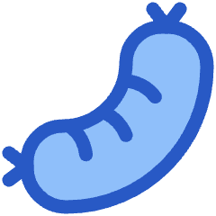Sausage Processed Food Icon from Plump Duo Set