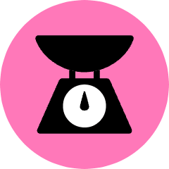 Scale Weight Icon from Kameleon Pop Set