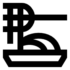 Spaghetti Bowl Icon from Sharp Line Set