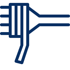Spaghetti Fork Icon from Cyber Line Set