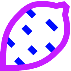 Sweet Potato Icon from Sharp Neon Set