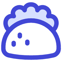 Taco Fastfood Icon from Flex Duo Set