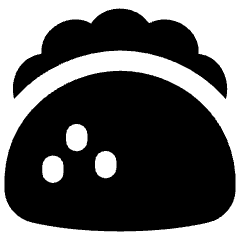 Taco Fastfood Icon from Flex Solid Set