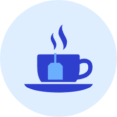 Tea Cup Icon from Kameleon Duo Set
