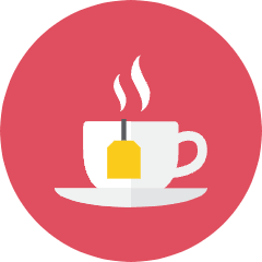Tea Cup Icon from Kameleon Colors Set