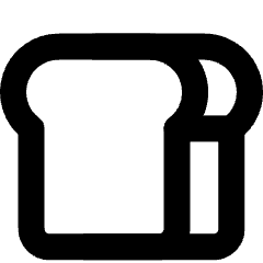 Toast Icon from Micro Line Set