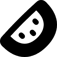 Water Melon Icon from Flex Solid Set