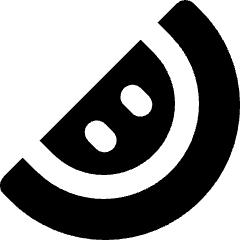 Water Melon Icon from Micro Solid Set