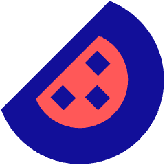 Water Melon Icon from Sharp Pop Set