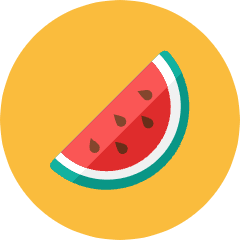 Watermelon Icon from Kameleon Colors Set