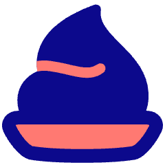 Whipped Cream Icon from Plump Pop Set