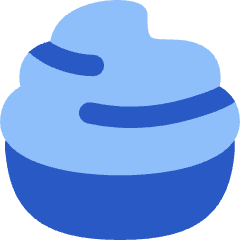 Whipped Cream Icon from Flex Flat Set