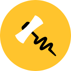 Wine Opener Icon from Kameleon Pop Set