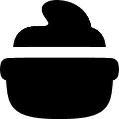 Yogurt Icon from Flex Solid Set