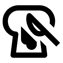 Food Bread Jam Icon from Nova Solid Set