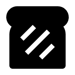 Food Bread Toasted Icon from Nova Solid Set