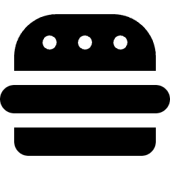 Food Burger Icon from Nova Solid Set