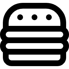 Food Burger Icon from Nova Line Icons Set